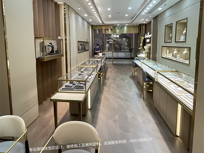 彩寶翡翠珠寶店展柜定制
